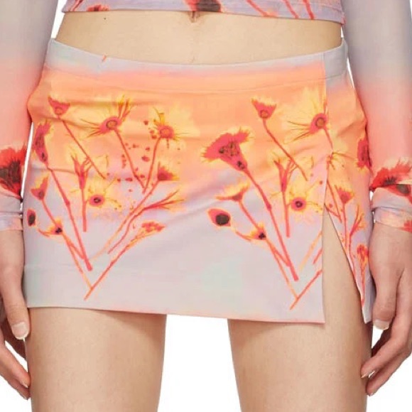 Miaou Micro Mini Skirt Sunrise
